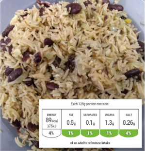 Modified Caribbean Rice and Peas