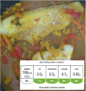 Modified Caribbean Fish Curry