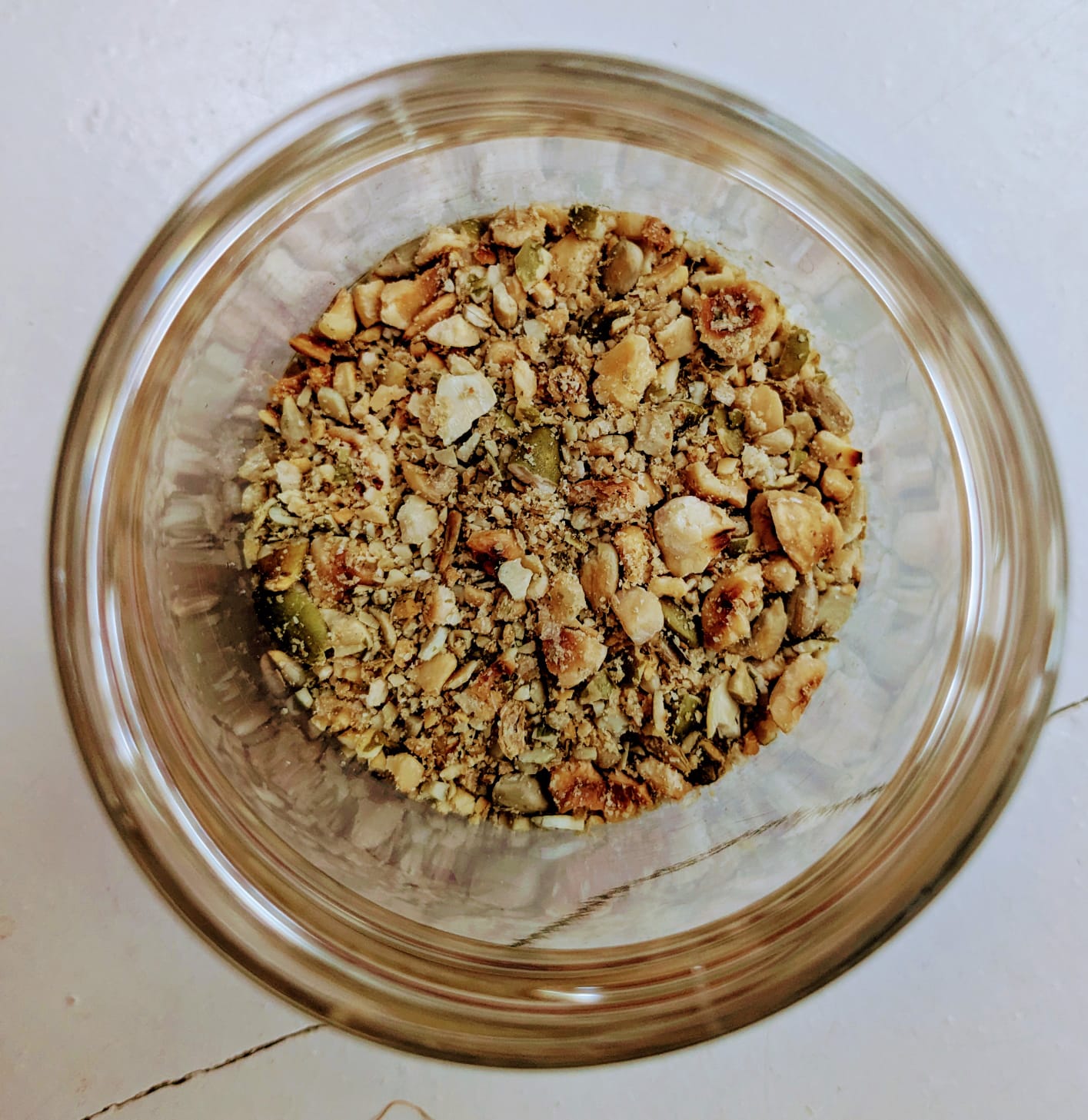 Yorkshire dukkah- a spice and nut mix for sprinkling on dishes to add flavour and crunch