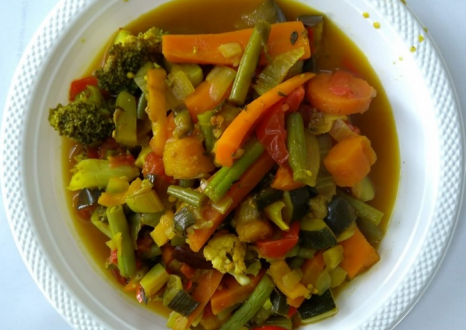 Modified Caribbean Vegetable Curry