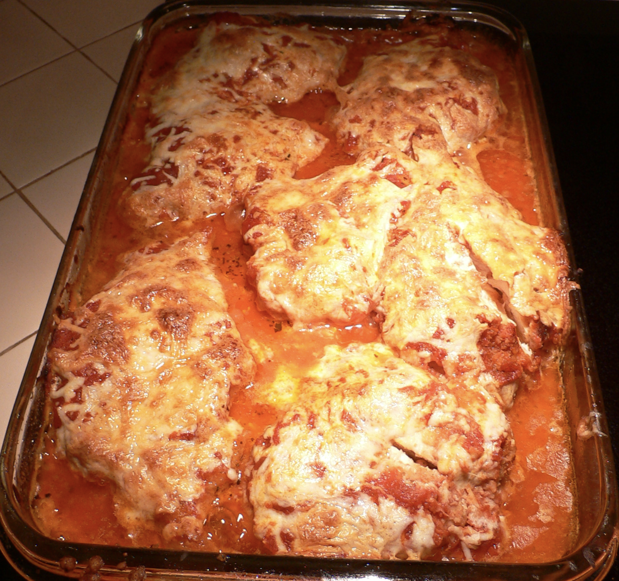 healthy Chicken parmesan