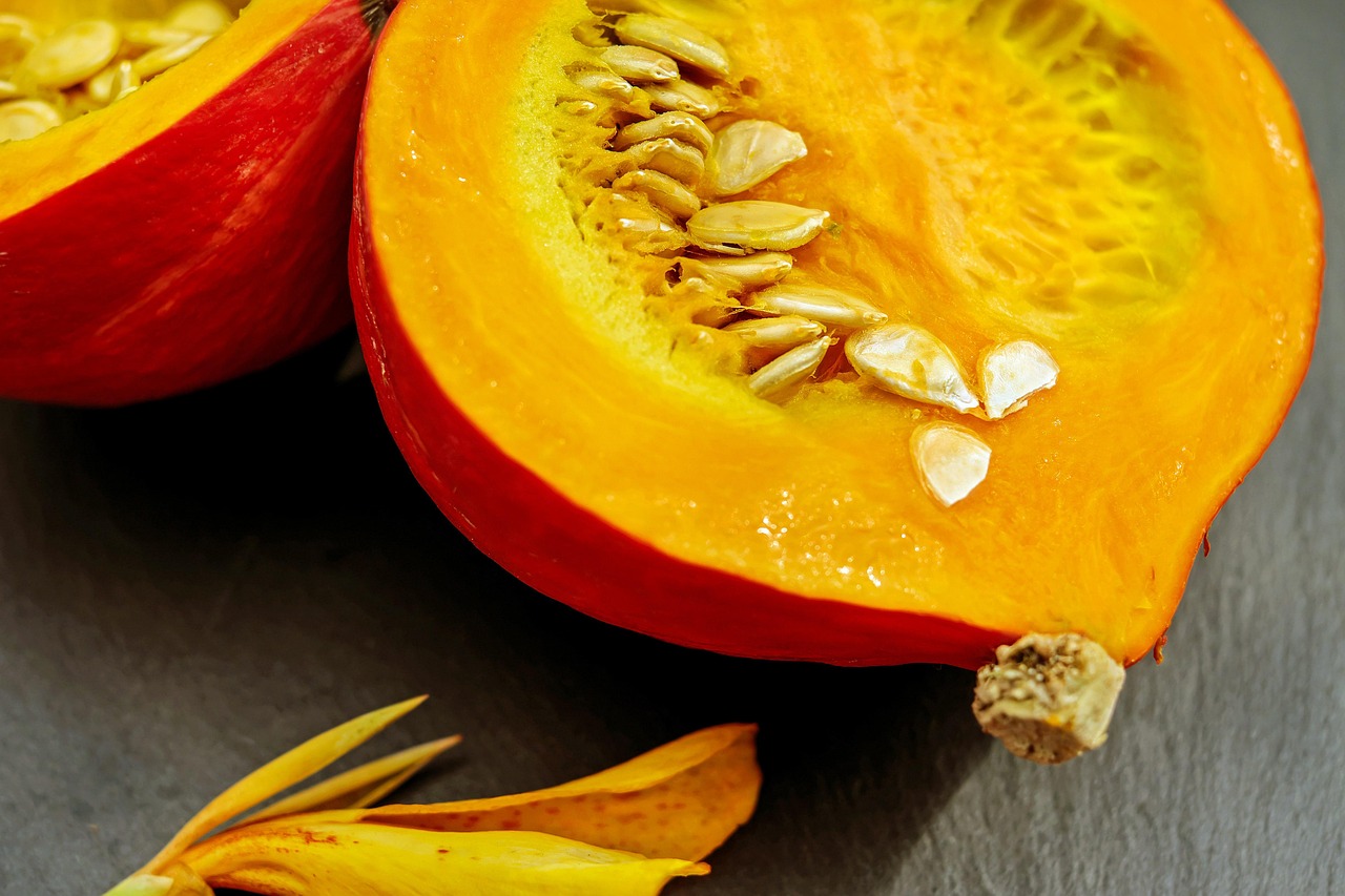 pumpkin and seeds